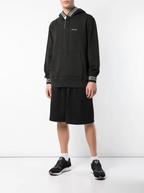 Palace P-Rib stripe-trim hoodie