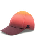 Courrèges gradient-effect baseball cap