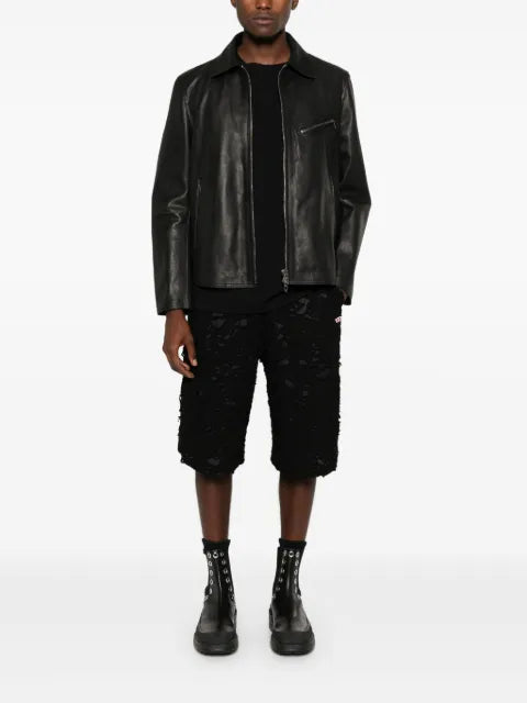 Diesel L-Korn leather jacket