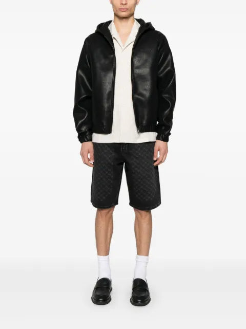 Daily Paper faux-leather jacket