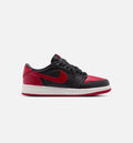 Air Jordan 1 Retro Low OG Banned Big Kids' Sneakers - Black / Red / White
