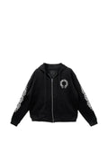 Chrome Hearts Thermal Floral Horseshoe Zip Up "Black"