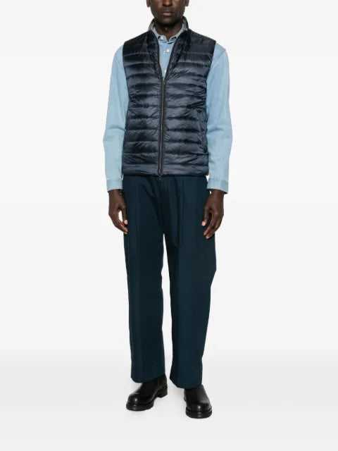 Herno zip-fastening quilted gilet