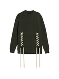 Simone Rocha lace-up merino sweater