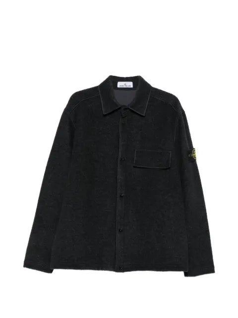 Stone Island logo-patch overshirt jacket