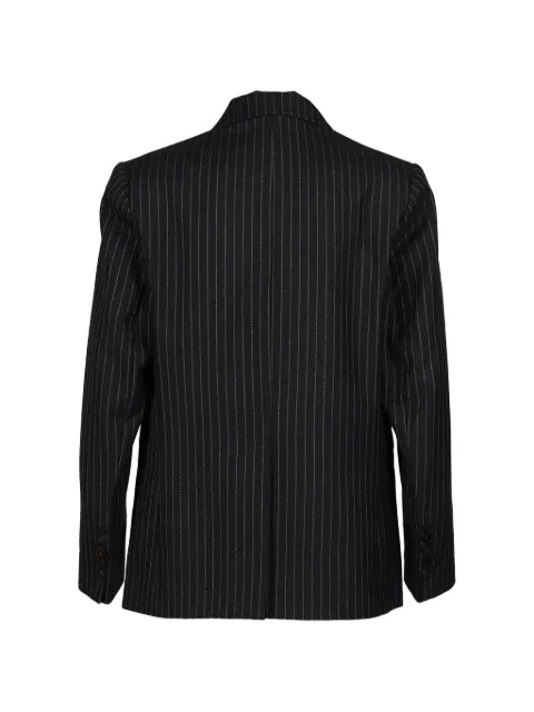 Ernest W. Baker double-breasted pinstripe blazer