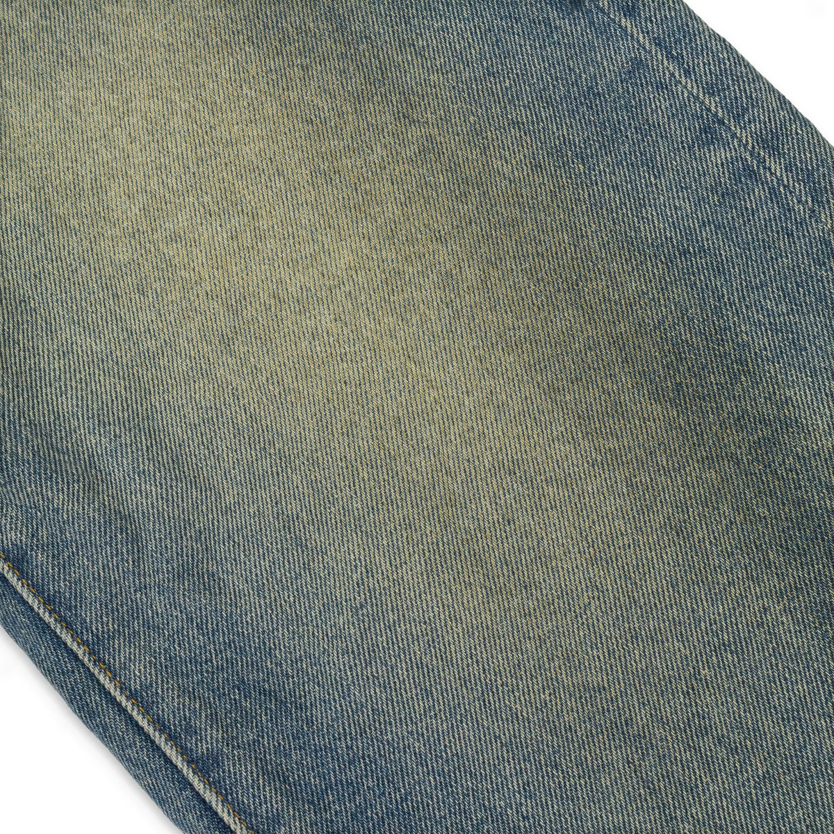 Indigo P018 Vintage Dirty Indigo Wide-Leg Jeans