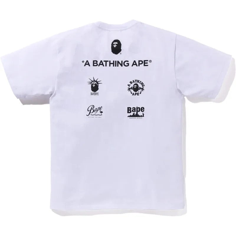 BAPE Pop Art Ape Head Front & Back Men's T-Shirt - Black