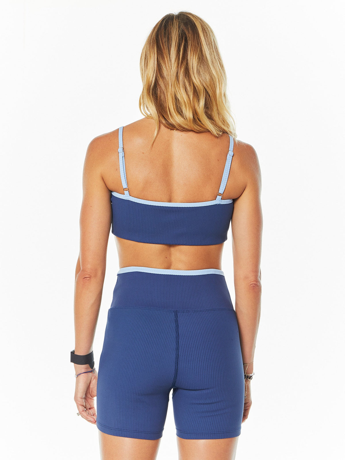 RIBBED TWO TONE BRALETTE