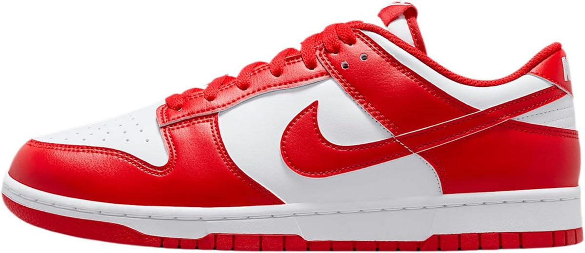 Men's Nike Dunk Low Retro White/University Red-White (HF5441 104)