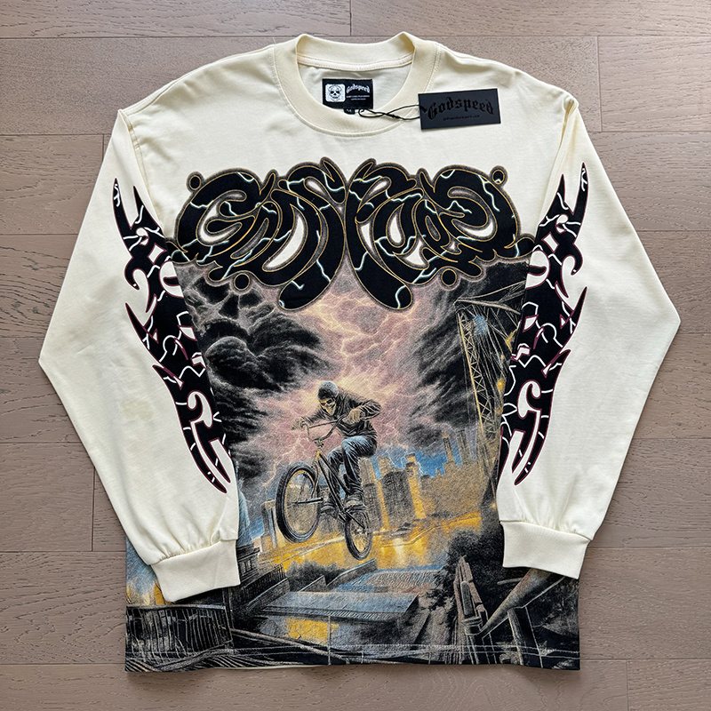 Godspeed Bicycle City Storm Long-Sleeve T-Shirt